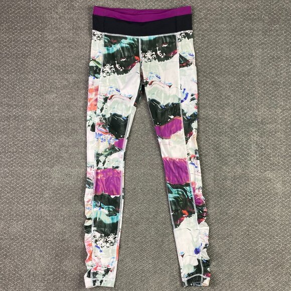 Lululemon Speed Tight III All Full On Luxtreme 6 Pigment Wave Black Regal Plum - Picture 1 of 14